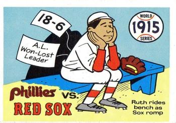1970 Fleer World Series 012      1915 Red Sox/Phillies#{(Babe Ruth)